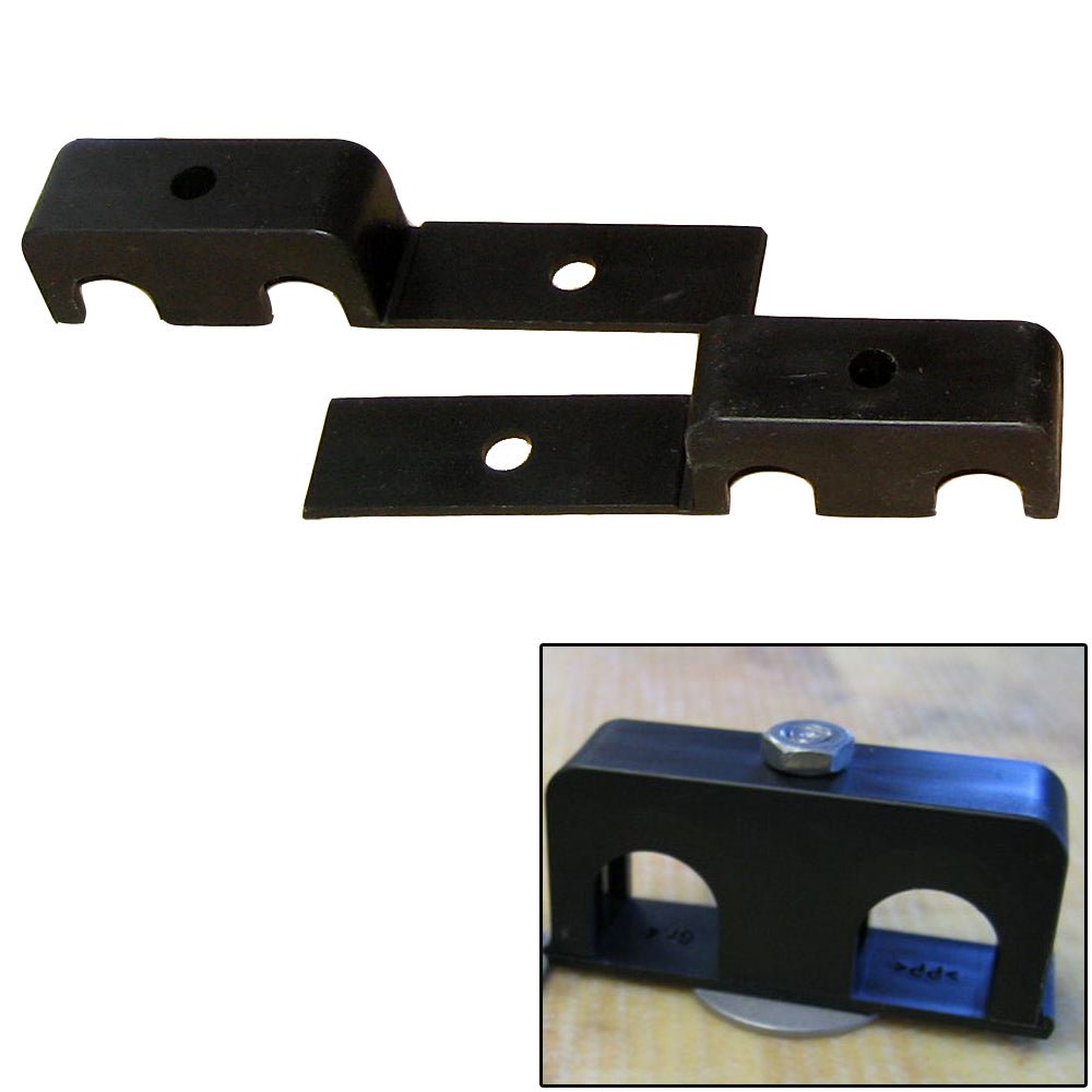 Weld Mount Double Poly Clamp f/1/4" x 20 Studs - 1/2" OD - Requires 1.5" Stud - Qty. 25 - Get Tight Gear