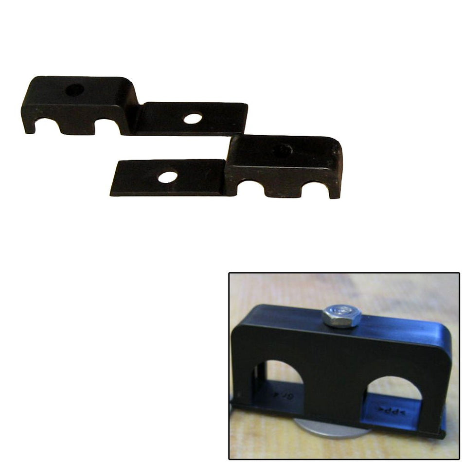 Weld Mount Double Poly Clamp f/1/4" x 20 Studs - 3/8" OD - Requires 1" Stud - Qty. 25 - Get Tight Gear