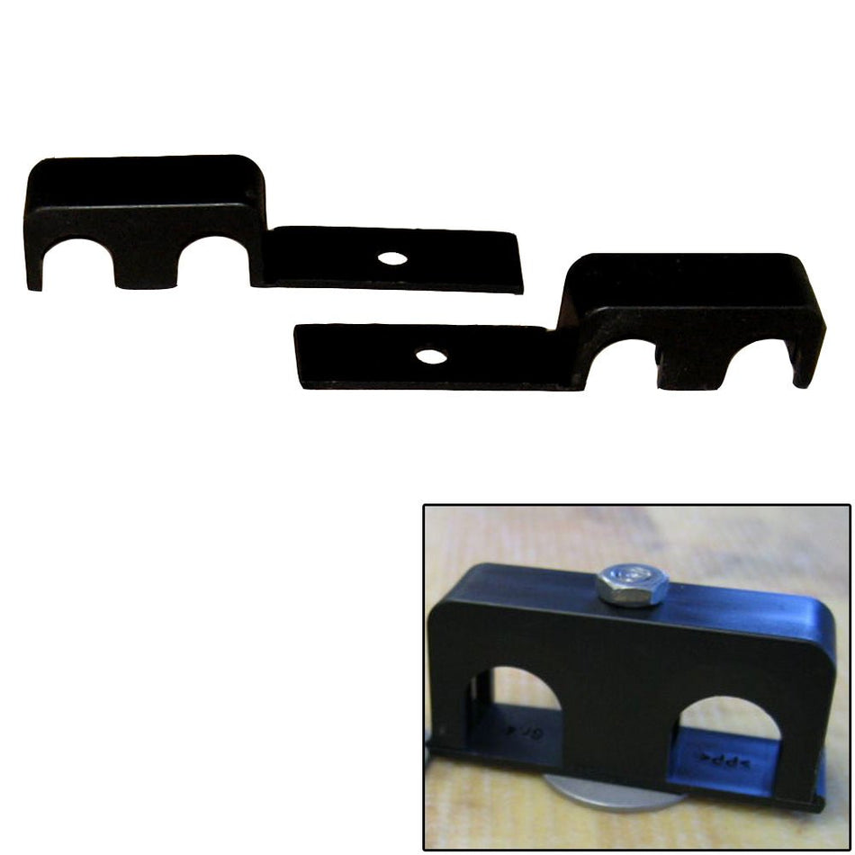 Weld Mount Double Poly Clamp f/1/4" x 20 Studs - 5/8" OD - Requires 1.5" Stud - Qty. 25 - Get Tight Gear