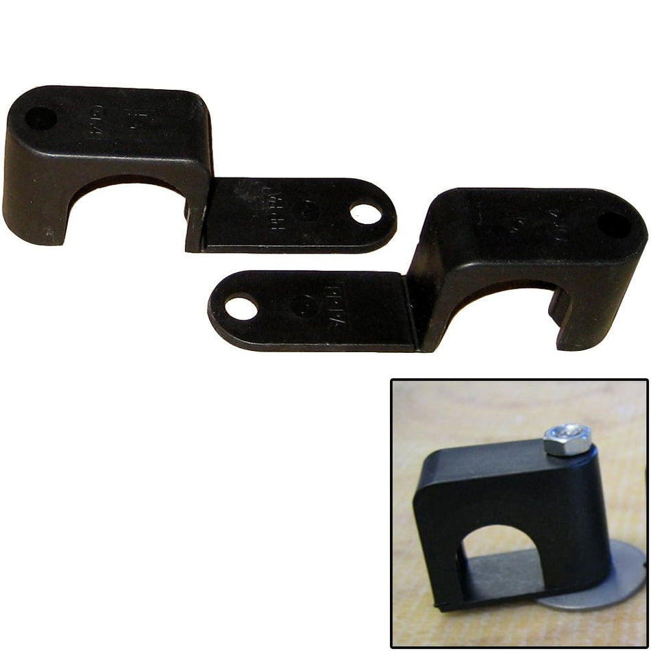 Weld Mount Single Poly Clamp f/1/4" x 20 Studs - 1" OD - Requires 1.75" Stud - Qty. 25 - Get Tight Gear