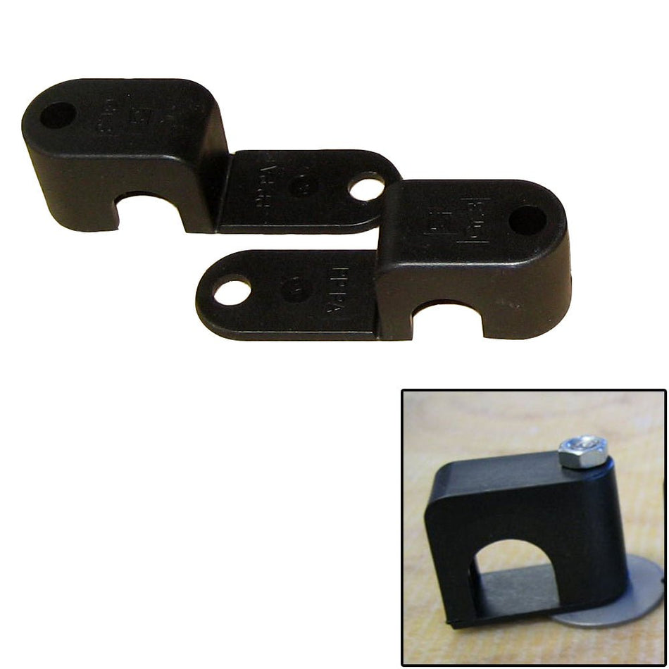 Weld Mount Single Poly Clamp f/1/4" x 20 Studs - 1/2" OD - Requires 1.5" Stud - Qty. 25 - Get Tight Gear