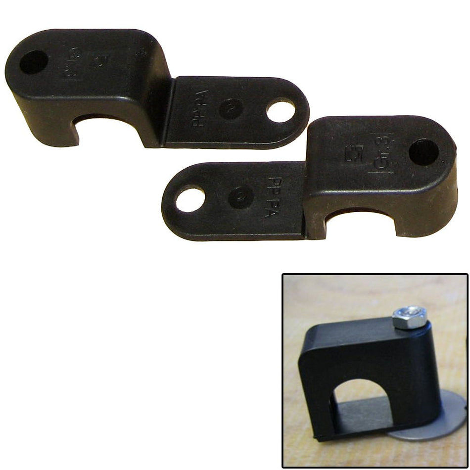 Weld Mount Single Poly Clamp f/1/4" x 20 Studs - 5/8" OD - Requires 1.5" Stud - Qty. 25 - Get Tight Gear