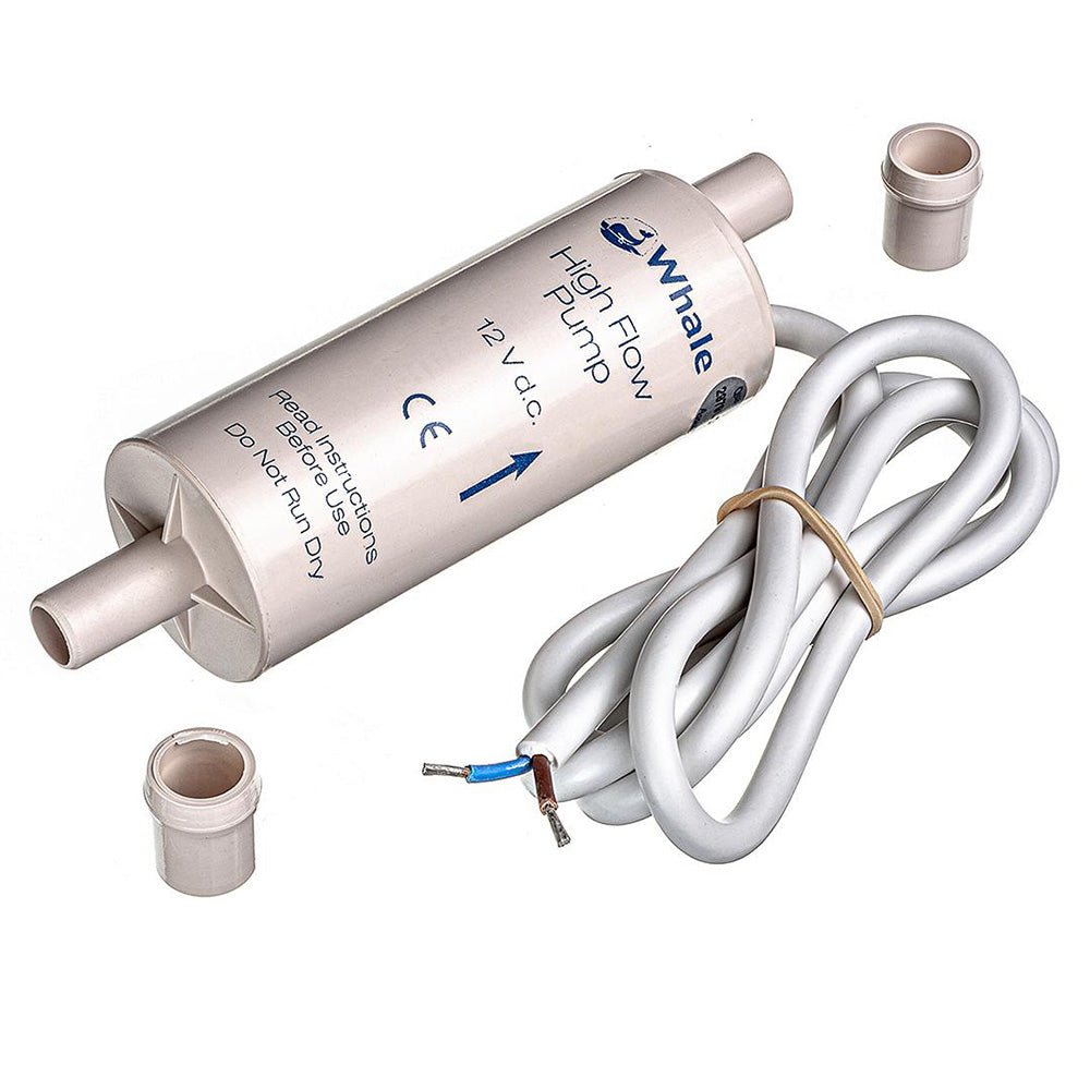 Whale Inline Booster High Flow Electric Galley Pump - 12V - Get Tight Gear