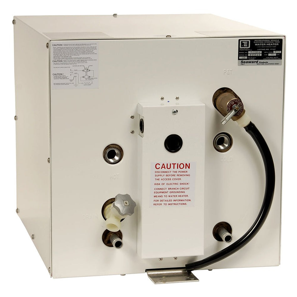 Whale Seaward 11 Gallon Hot Water Heater w/Front Heat Exchanger - White Epoxy - 240V - 1500W - Get Tight Gear