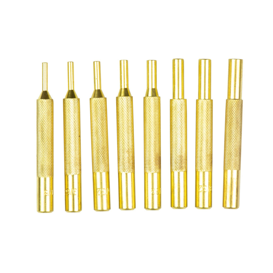 WHEELER BRASS PUNCH SET 8 PIECE - Get Tight Gear