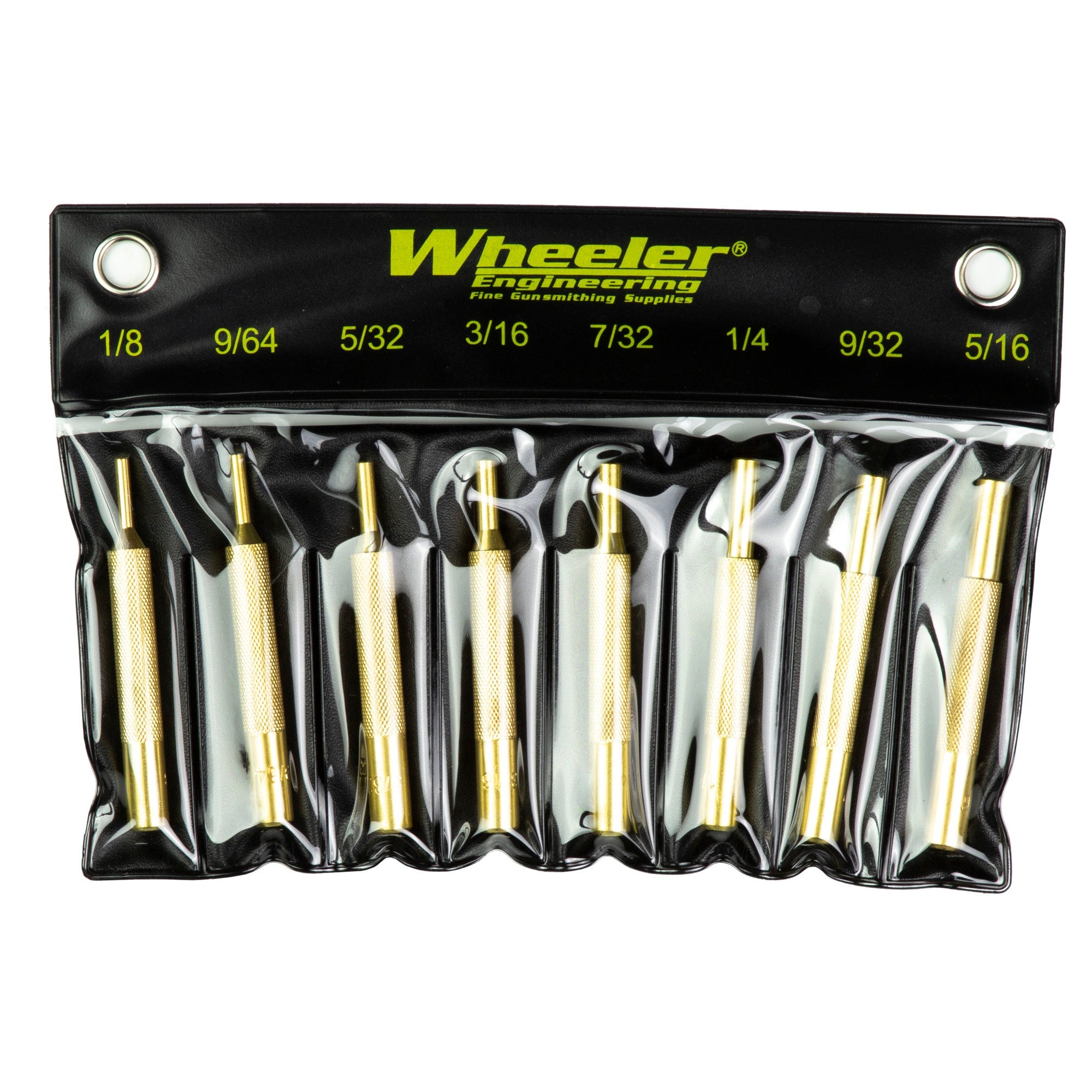 WHEELER BRASS PUNCH SET 8 PIECE - Get Tight Gear