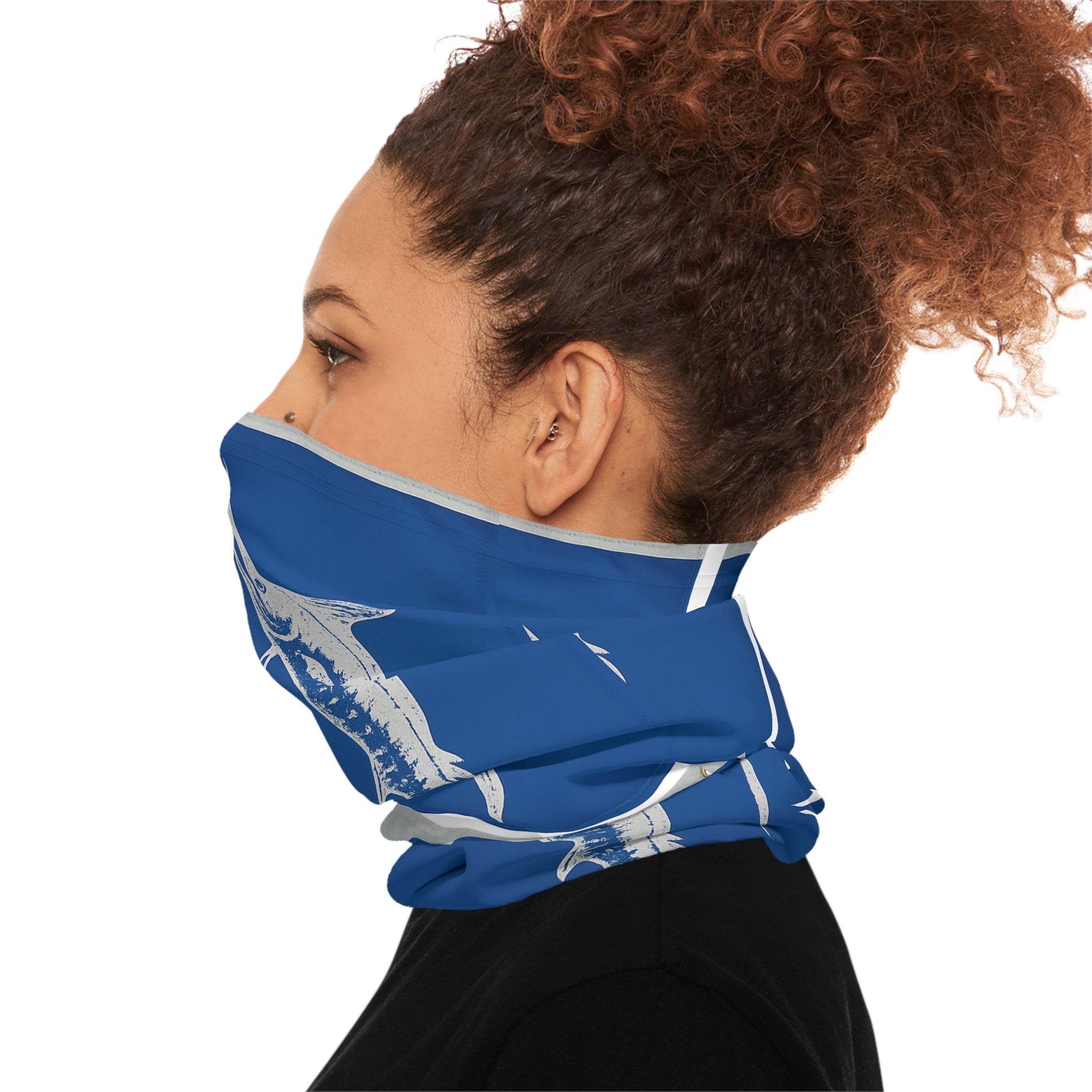 White Marlin Flag Stylish Midweight Neck Gaiter - Get Tight Gear