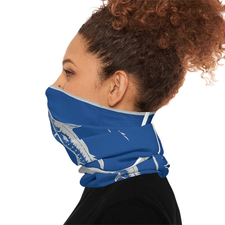 White Marlin Flag Stylish Midweight Neck Gaiter - Get Tight Gear