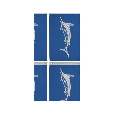 White Marlin Flag Stylish Midweight Neck Gaiter - Get Tight Gear