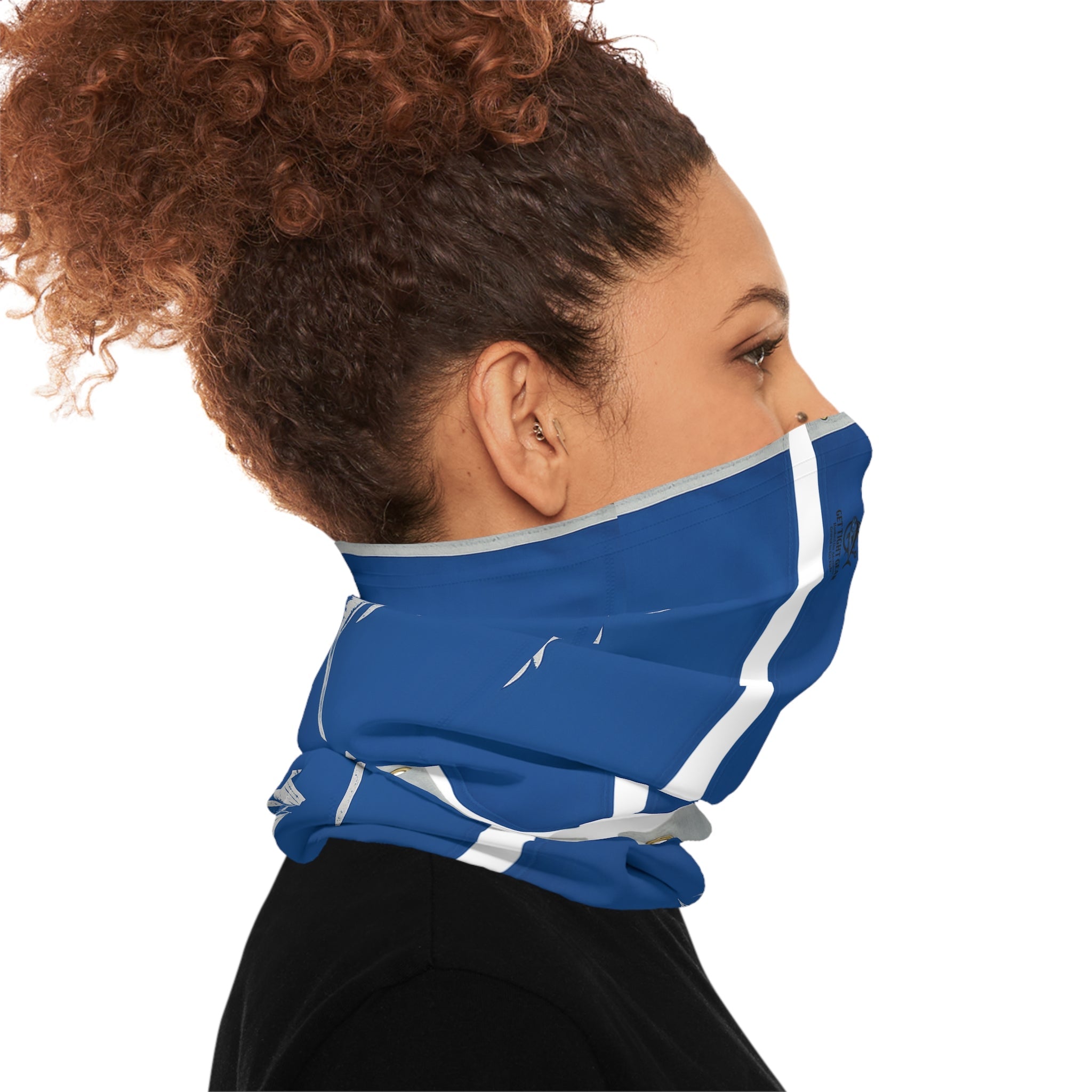 White Marlin Flag Stylish Midweight Neck Gaiter - Get Tight Gear