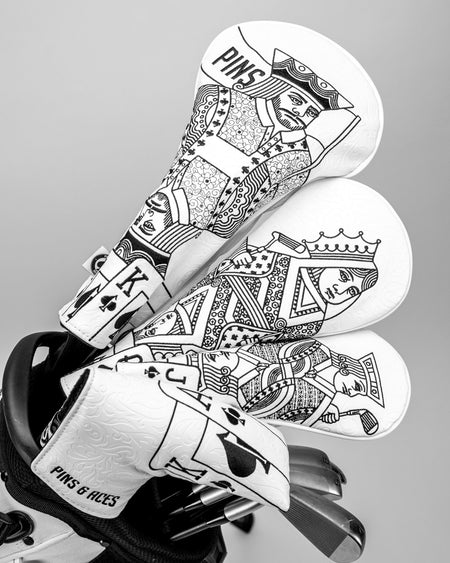 White Out Ace of Spades - Blade Putter Cover - Get Tight Gear