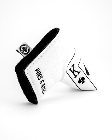 White Out Ace of Spades - Blade Putter Cover - Get Tight Gear