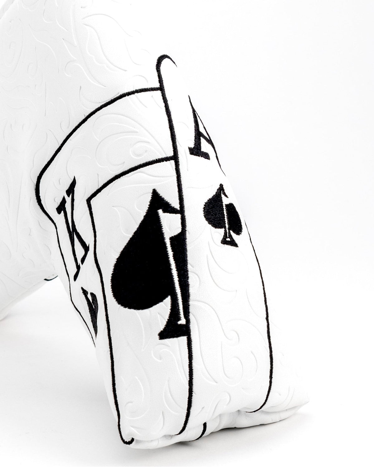 White Out Ace of Spades - Blade Putter Cover - Get Tight Gear