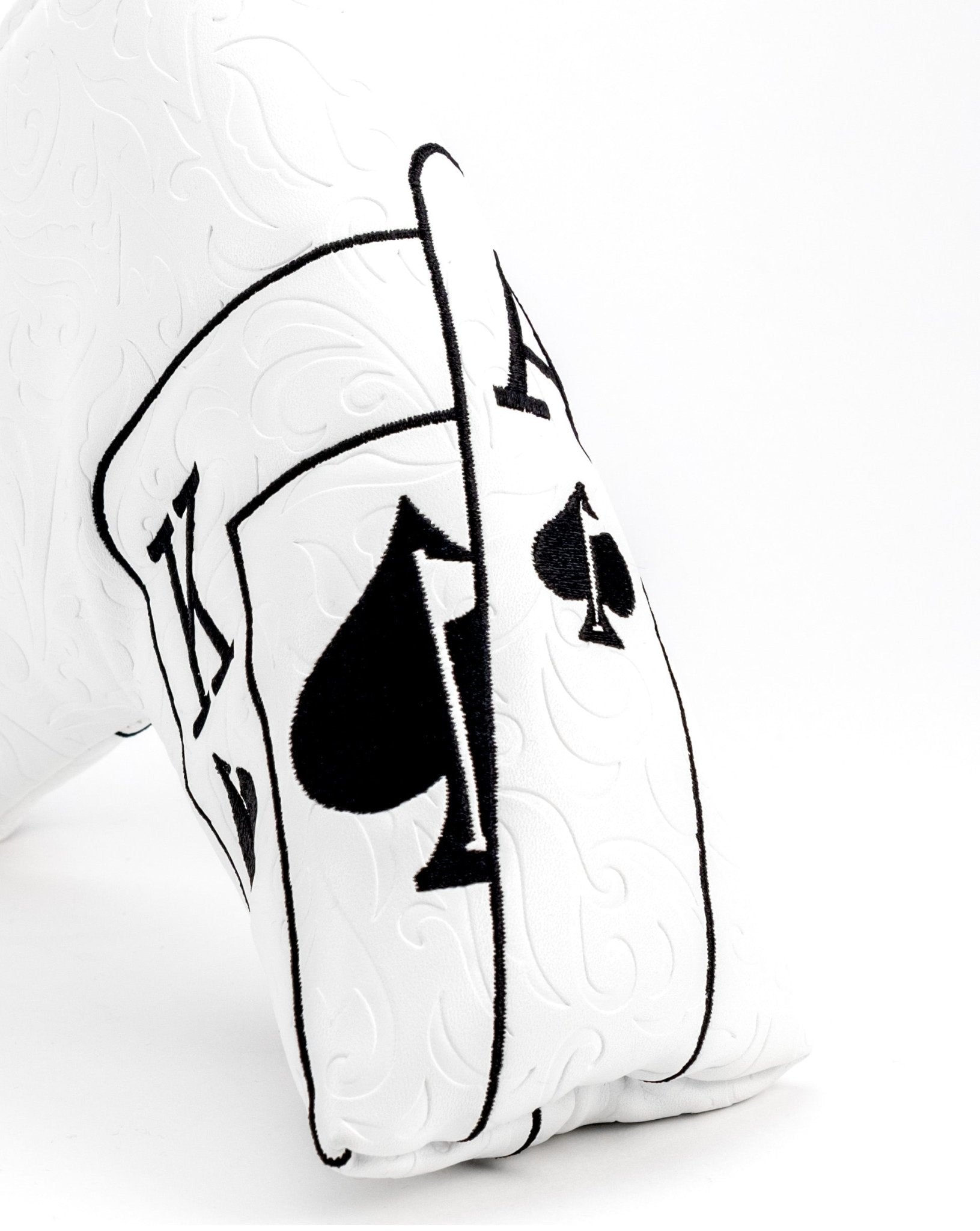 White Out Ace of Spades - Blade Putter Cover - Get Tight Gear