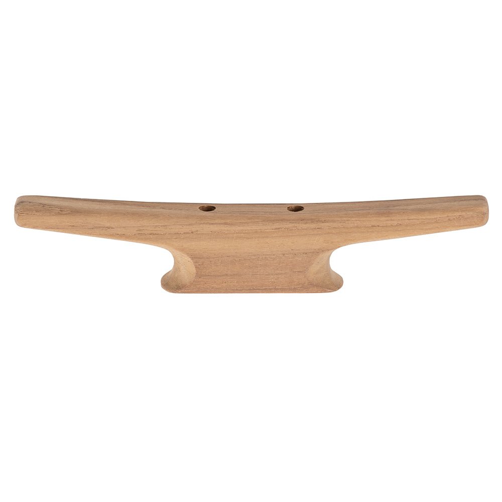 Whitecap 10" Cleat - Teak - Get Tight Gear