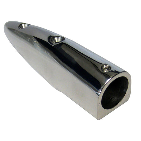Whitecap 5 - 1/2 Rail End (End - In) - 316 Stainless Steel - 7/8" Tube O.D. - Get Tight Gear