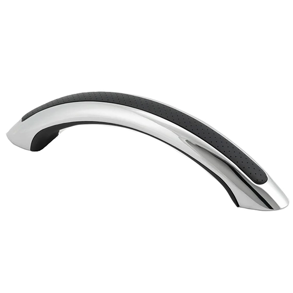 Whitecap 9" Stainless Steel Grab Handle with UV - Resistant Black Vinyl Inlay - Get Tight Gear