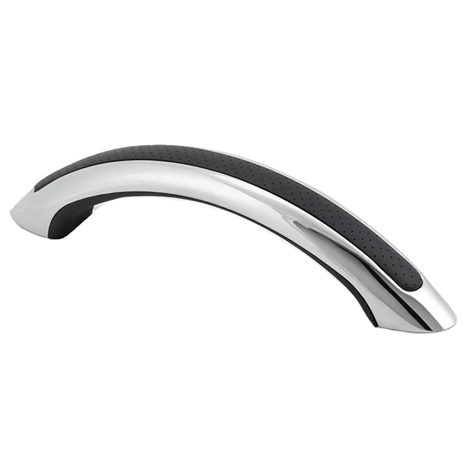 Whitecap 9" Stainless Steel Grab Handle with UV - Resistant Black Vinyl Inlay - Get Tight Gear