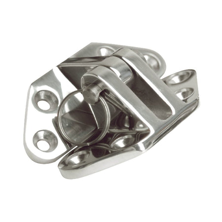 Whitecap Angled Base Hatch Hinge - 316 Stainless Steel - 3" x 2 - 1/2" - Get Tight Gear