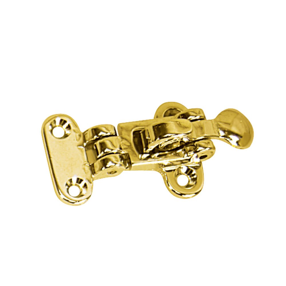Whitecap Anti - Rattle Hold Down - Polished Brass - Get Tight Gear