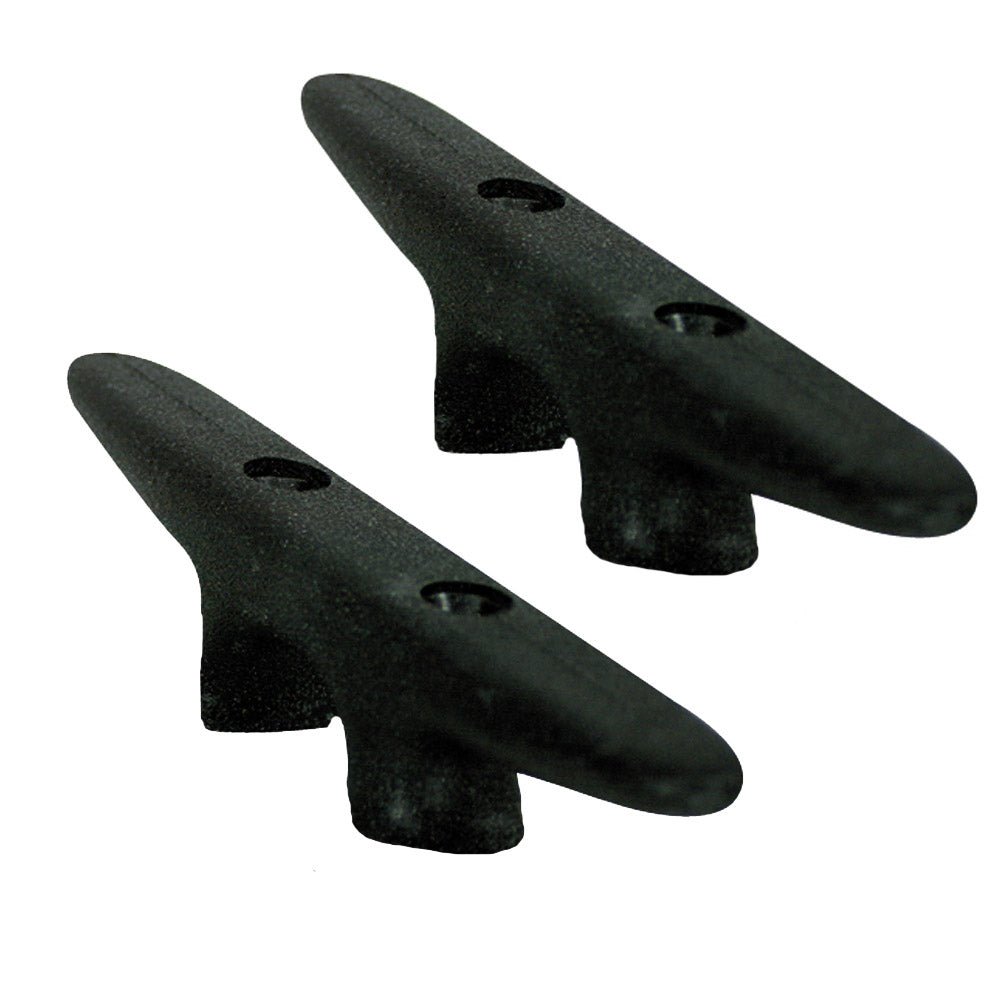 Whitecap Black Nylon Cleat 6" Pair - Get Tight Gear