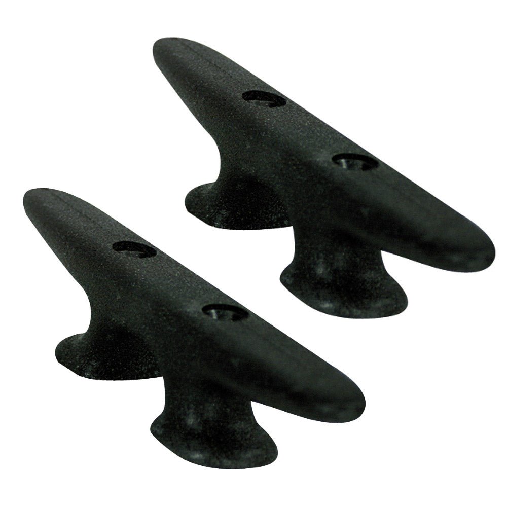 Whitecap Black Nylon Cleat 8" Pair - Get Tight Gear