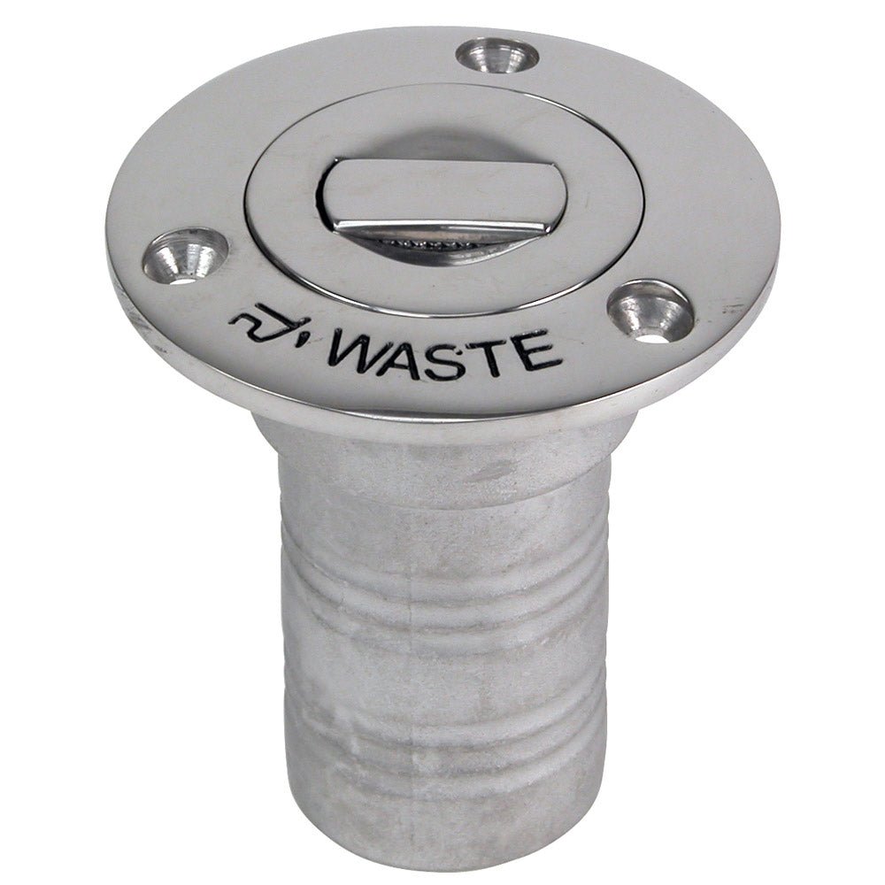 Whitecap Bluewater Push Up Deck Fill - 1 - 1/2" Hose - Waste - Get Tight Gear