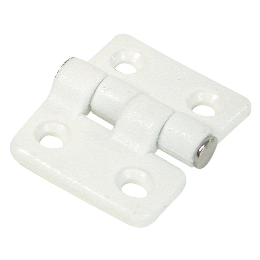 Whitecap Butt Hinge - White Nylon - 1 - 1/2" x 1 - 3/8" - Get Tight Gear