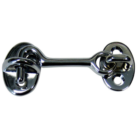 Whitecap Cabin Door Hook - CP/Brass - 2" - Get Tight Gear