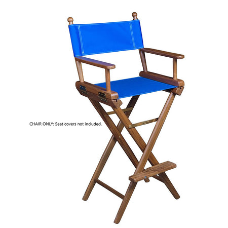 Whitecap Captain's Chair w/o Seat Covers - Teak - Get Tight Gear