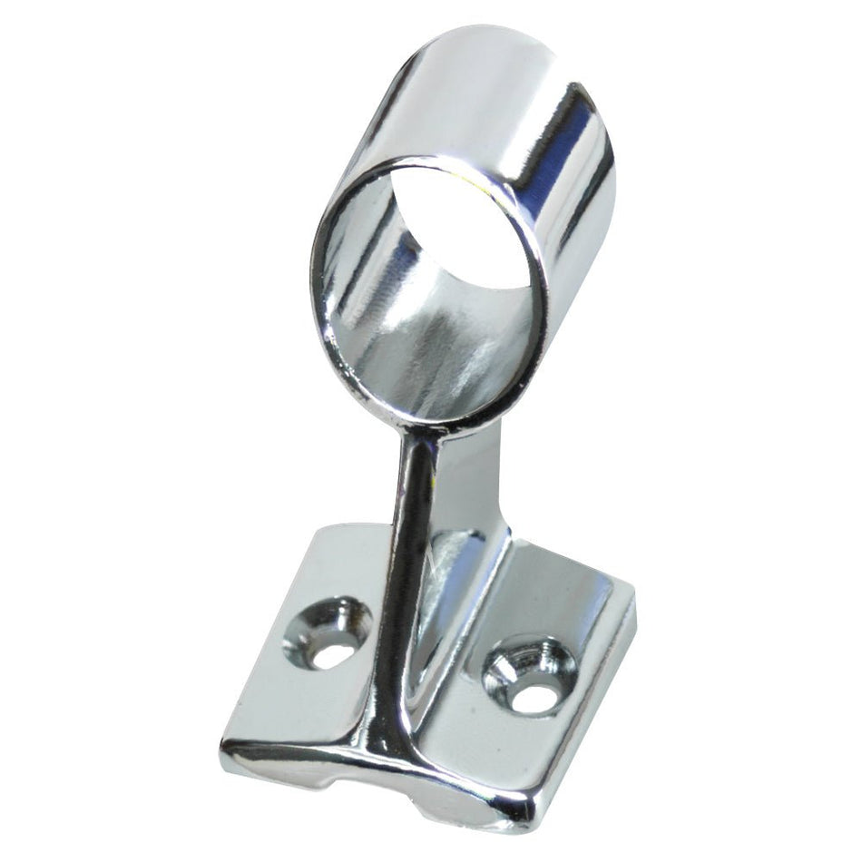Whitecap Center Handrail Stanchion - 316 Stainless Steel - 7/8" Tube O.D. - 2 10 Fasteners - Get Tight Gear