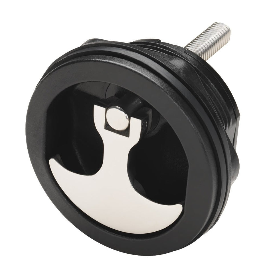 Whitecap Compression Handle - Nylon Black/SS - Non - Locking - Get Tight Gear