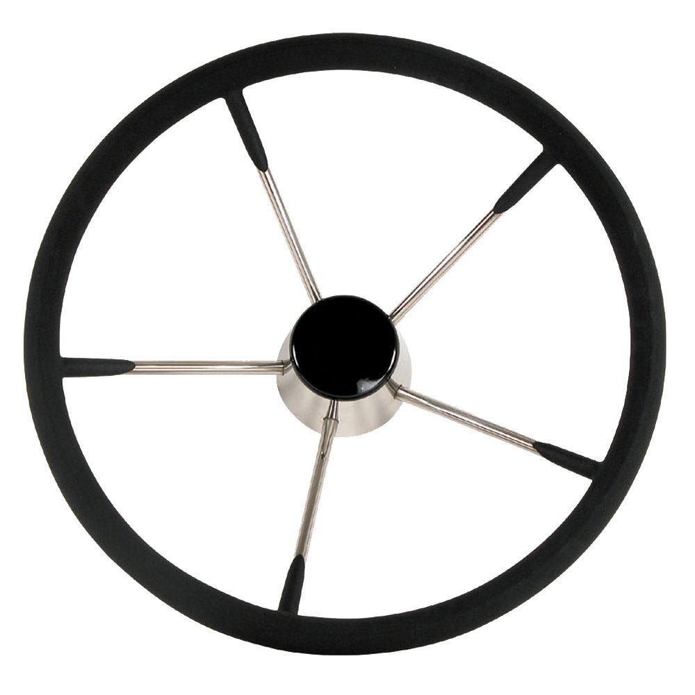 Whitecap Destroyer Steering Wheel - Black Foam - 13 - 1/2" Diameter - Get Tight Gear