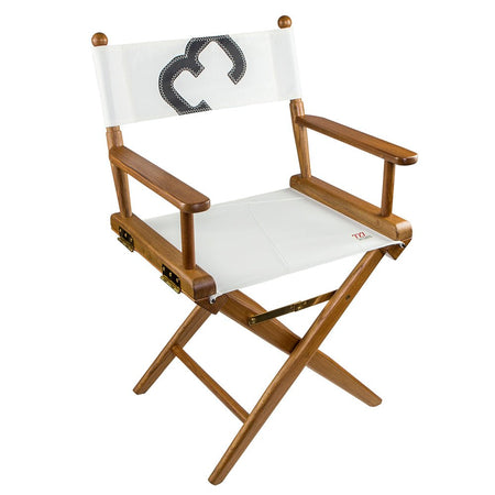 Whitecap Director's Chair w/Sail Cloth Seating - Teak - Get Tight Gear