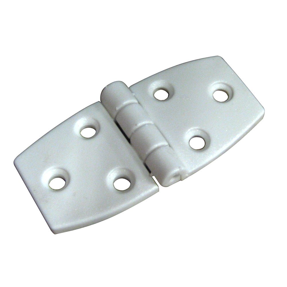 Whitecap Door Hinge - White Nylon - 1 - 1/2" x 3" - Get Tight Gear