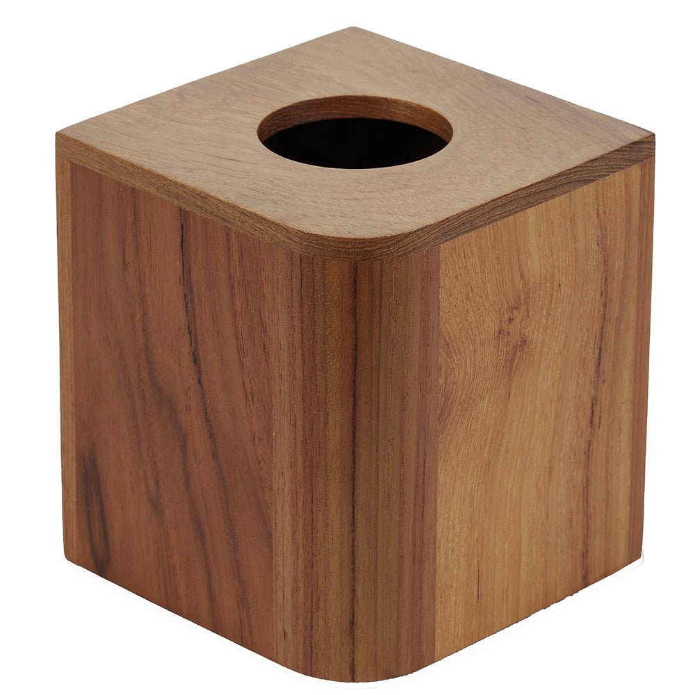 Whitecap EKA Collection Tissue Box - Teak - Get Tight Gear