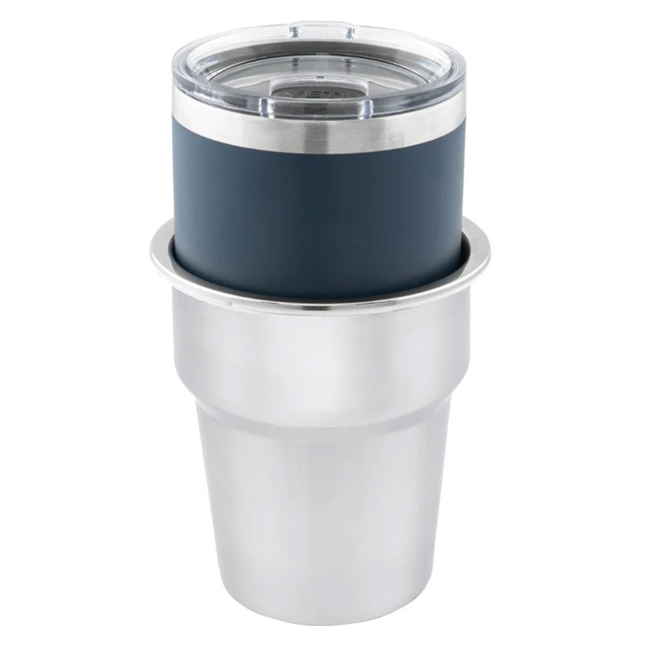 Whitecap Extra Large Stainless Steel Flush Cupholder - Get Tight Gear