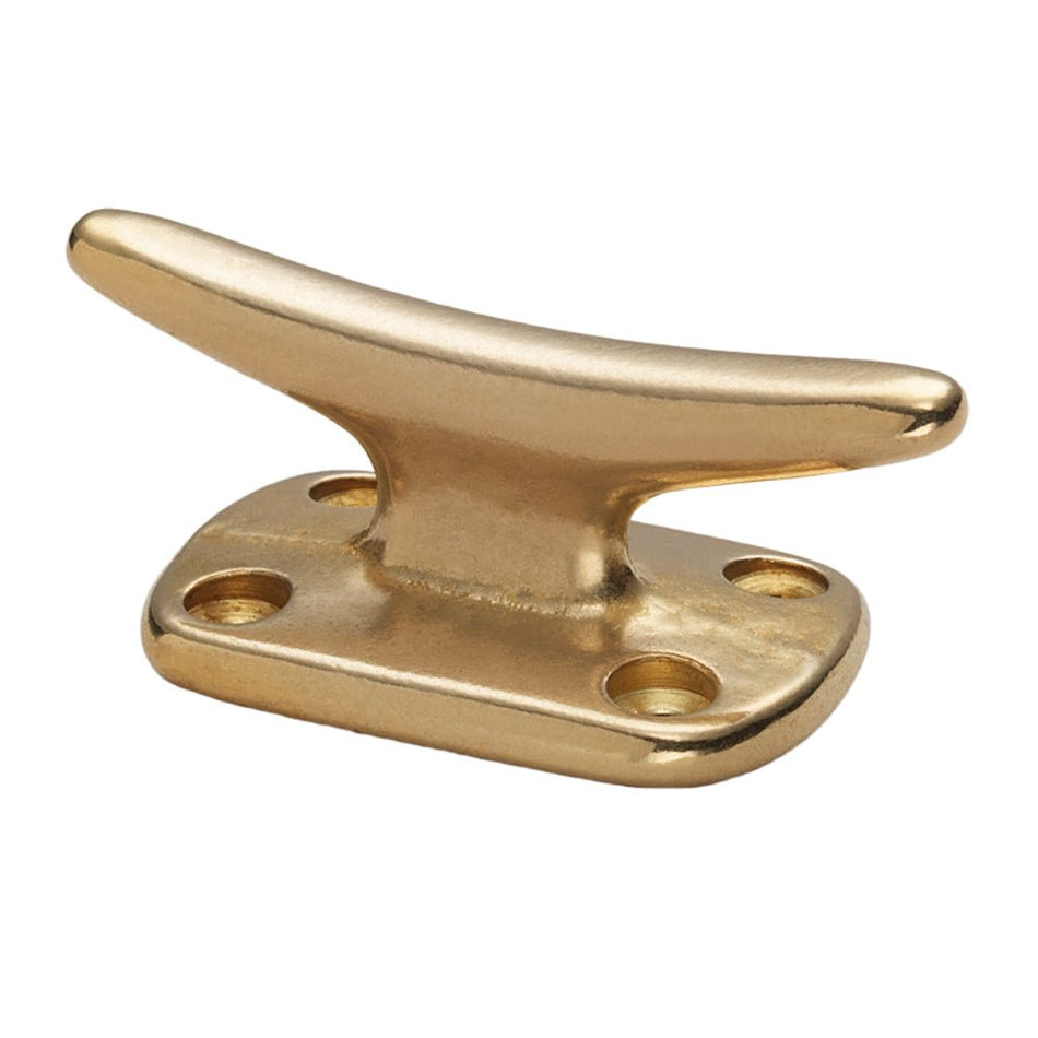 Whitecap Fender Cleat - Polished Brass - 2" - Get Tight Gear