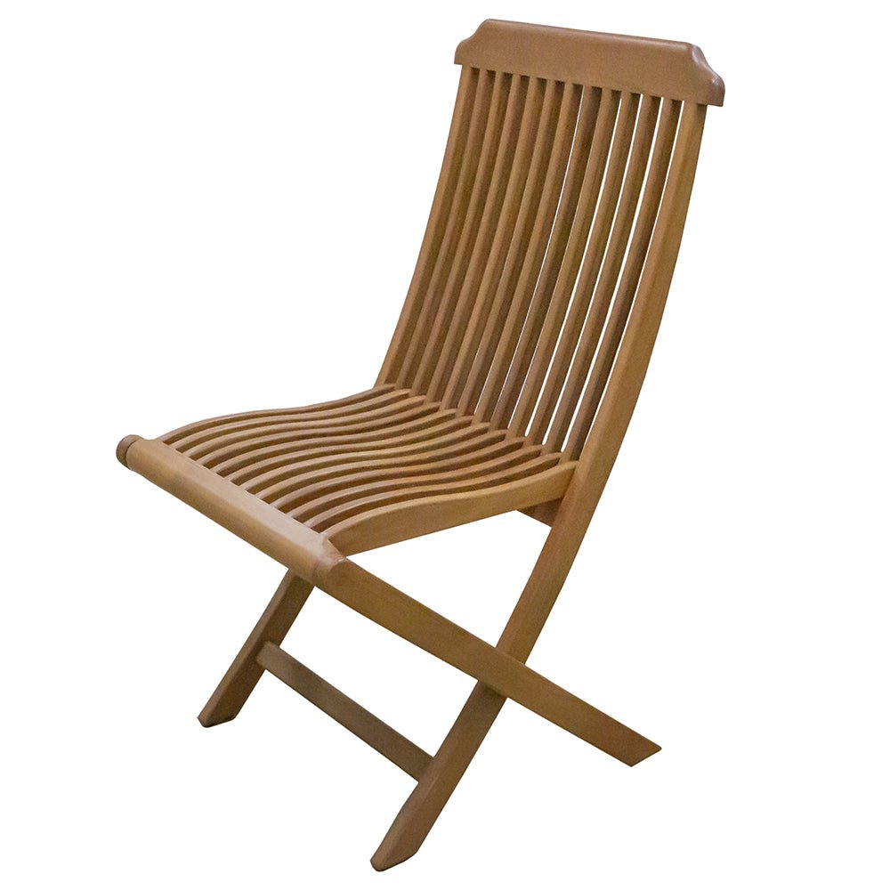 Whitecap Folding Deck Chair - Teak - Get Tight Gear