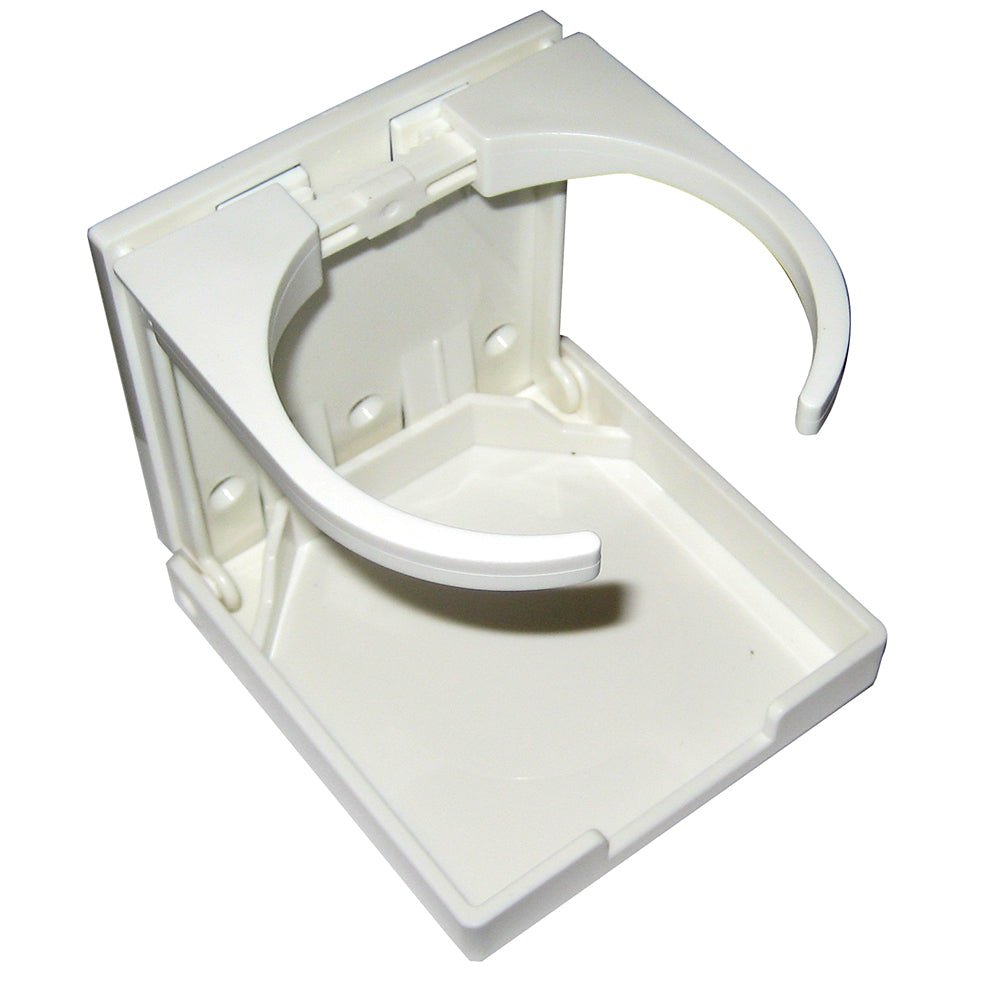 Whitecap Folding Drink Holder - White Nylon - Get Tight Gear