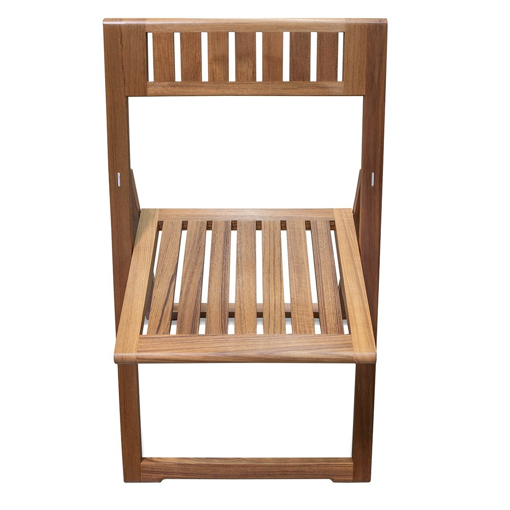 Whitecap Folding Slat Chair - Teak - Get Tight Gear