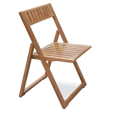 Whitecap Folding Slat Chair - Teak - Get Tight Gear