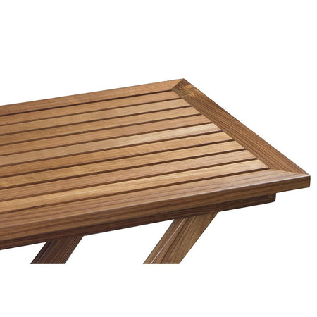 Whitecap Folding Slat Table - Teak - Get Tight Gear