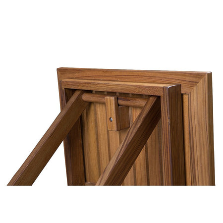 Whitecap Folding Slat Table - Teak - Get Tight Gear