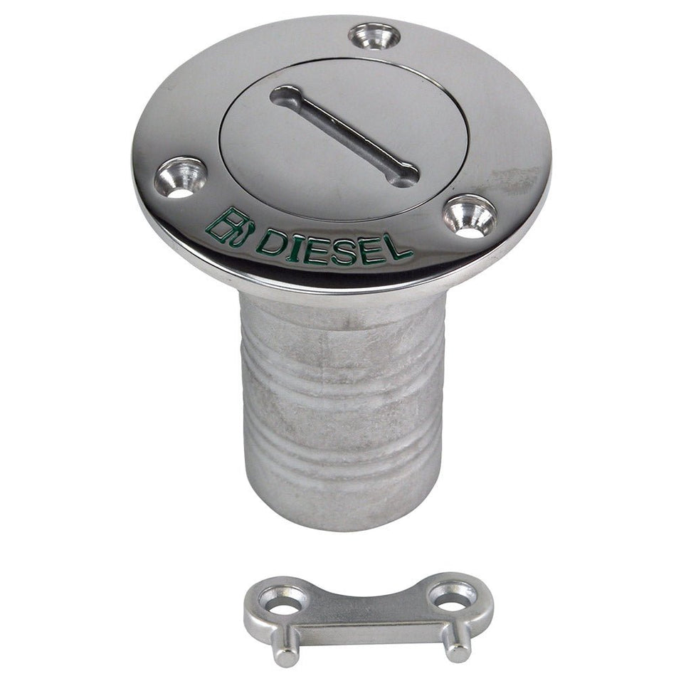Whitecap Hose Deck Fill 1 - 1/2" Hose Diesel - Get Tight Gear