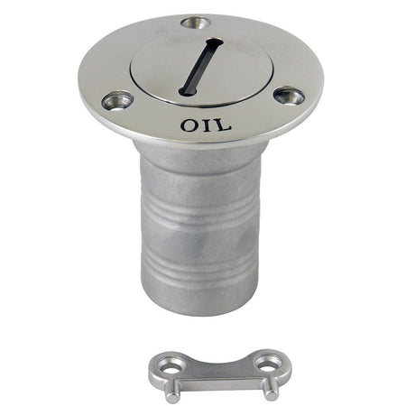 Whitecap Hose Deck Fill - 1 - 1/2" Hose - Oil - Get Tight Gear