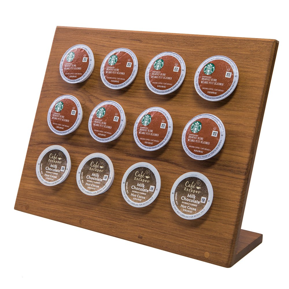Whitecap K - Cup Holder 12 - Capsule - Teak - Get Tight Gear