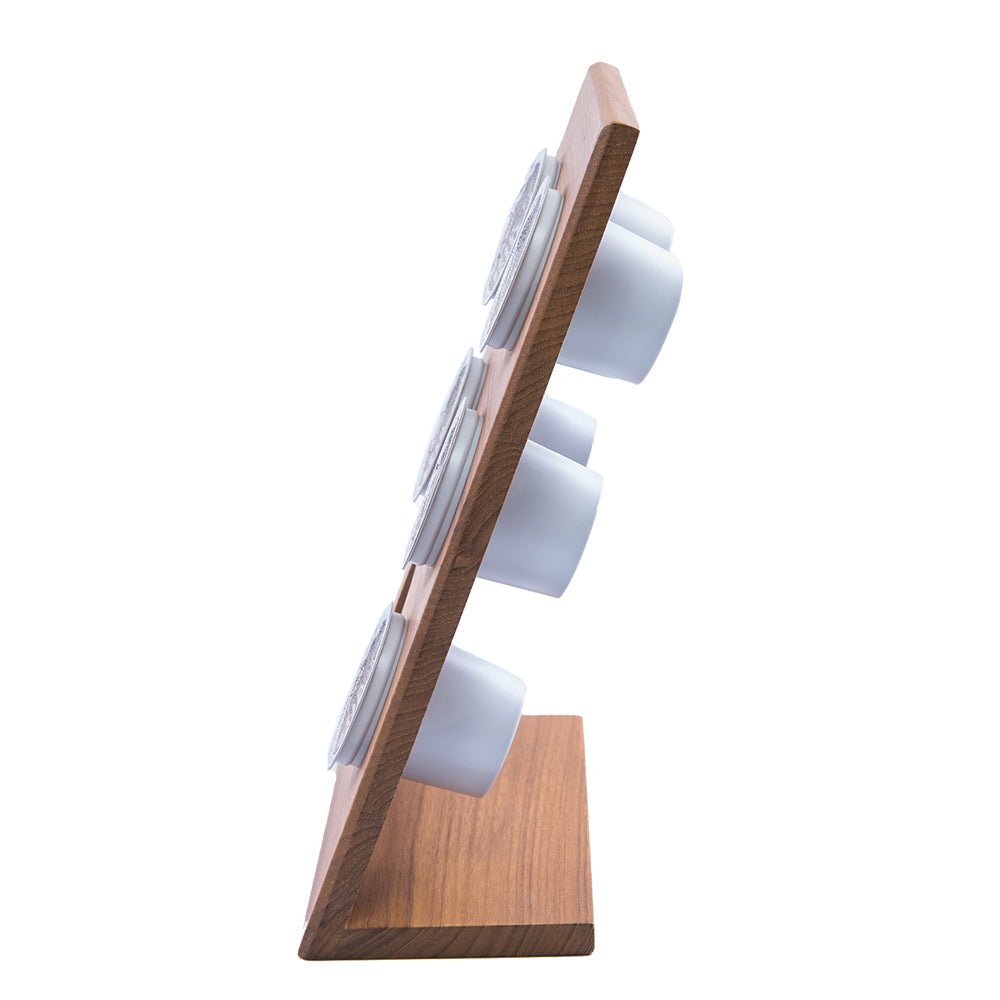 Whitecap K - Cup Holder 6 - Capsule - Teak - Get Tight Gear