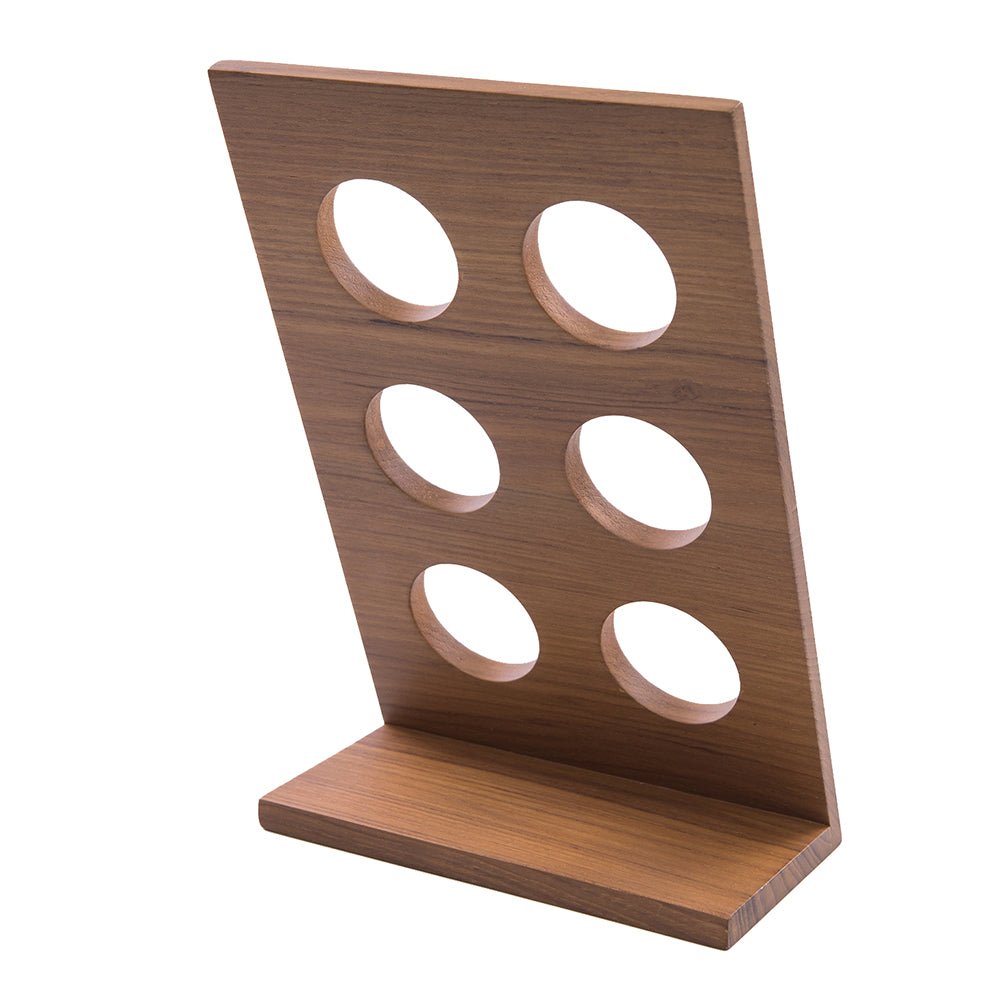 Whitecap K - Cup Holder 6 - Capsule - Teak - Get Tight Gear