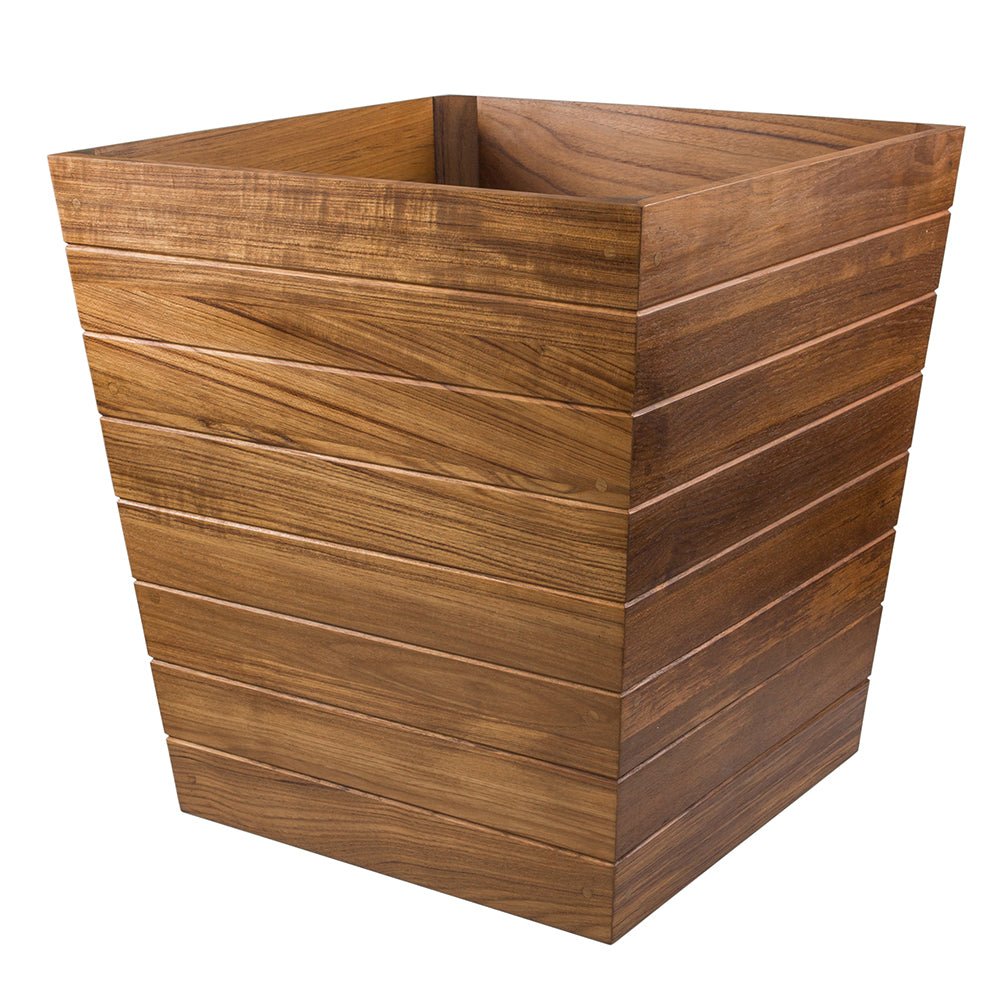 Whitecap Large Planter Box - Teak - Get Tight Gear
